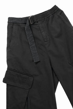 Load image into Gallery viewer, ISABEL BENENATO Washed Cotton Short Pants (BLACK)