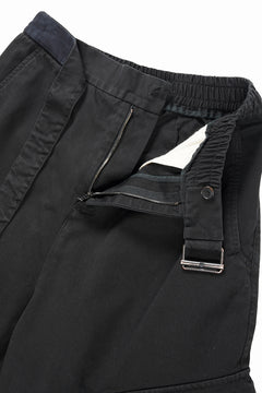 Load image into Gallery viewer, ISABEL BENENATO Washed Cotton Short Pants (BLACK)