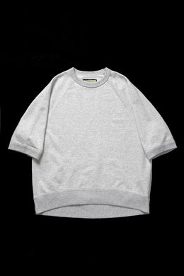 N/07 exclusive RAGLAN SHORT SLEEVE TOPS / US DRY TERRY (OATMEAL)