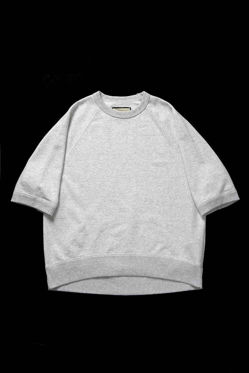 N/07 exclusive RAGLAN SHORT SLEEVE TOPS / US DRY TERRY (OATMEAL)
