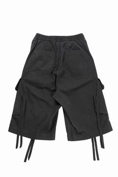 Load image into Gallery viewer, ISABEL BENENATO Washed Cotton Short Pants (BLACK)