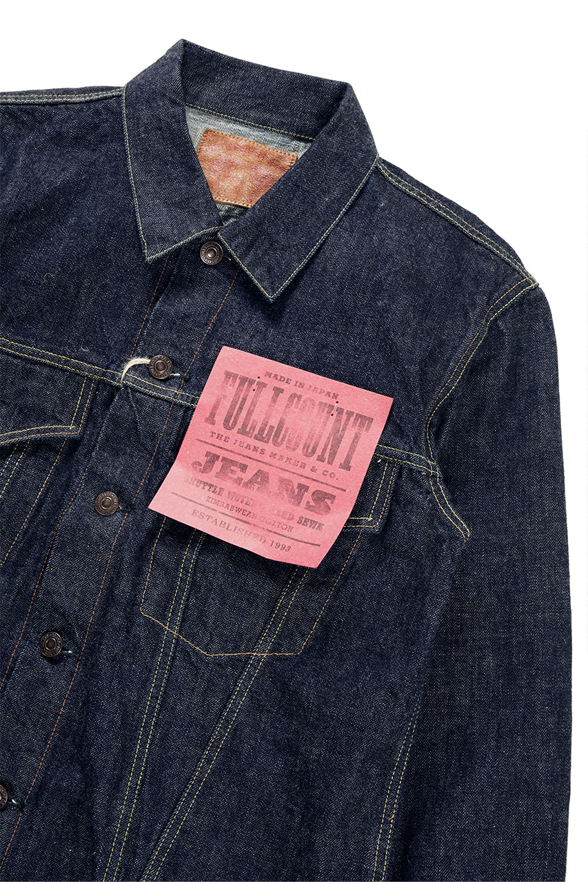 FULLCOUNT 2101XXW Type-3 Jean Jacket / 13.7oz Zimbabwe Selvedge