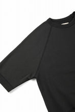 画像をギャラリービューアに読み込む, N/07 exclusive RAGLAN SHORT SLEEVE TOPS / US DRY TERRY (BLACK)