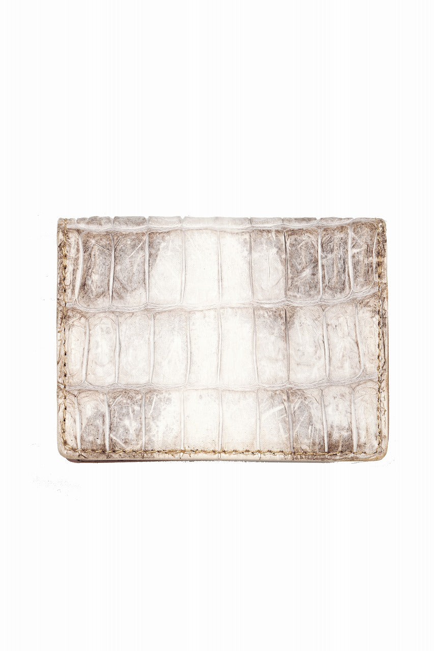 Load image into Gallery viewer, ISAMU KATAYAMA BACKLASH CROCODILE CARD CASE (HIMALAYAS)