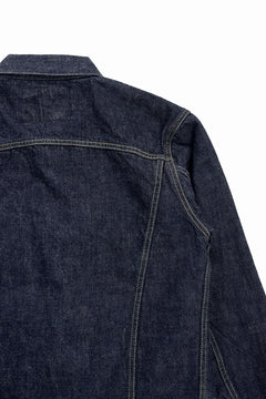 画像をギャラリービューアに読み込む, FULLCOUNT 2101W Type-3 Jean Jacket / 13.7oz Zimbabwe Selvedge Denim (INDIGO BLUE / ONE WASHED)