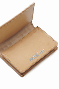 Load image into Gallery viewer, ISAMU KATAYAMA BACKLASH CROCODILE CARD CASE (HIMALAYAS)