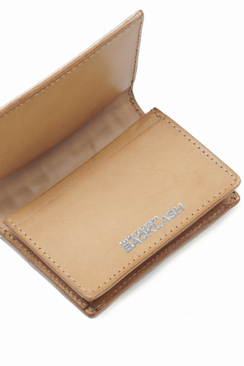 Load image into Gallery viewer, ISAMU KATAYAMA BACKLASH CROCODILE CARD CASE (HIMALAYAS)