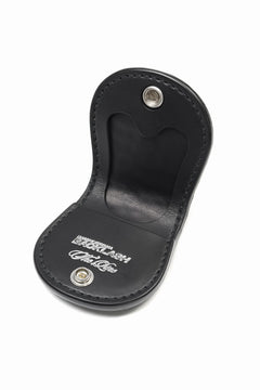Load image into Gallery viewer, BACKLASH THE LINE CROCODILE+SILVER 925 BUTTON COIN PURSE (BLACK)