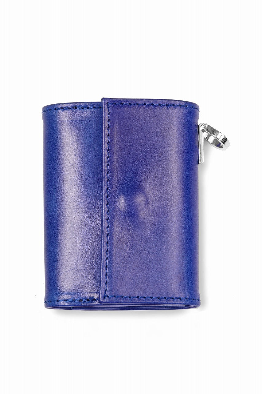Load image into Gallery viewer, ISAMU KATAYAMA BACKLASH &quot;Vitello Lucido&quot; TINY WALLET / GUIDI CALF WHITE TANNING (BLACK)