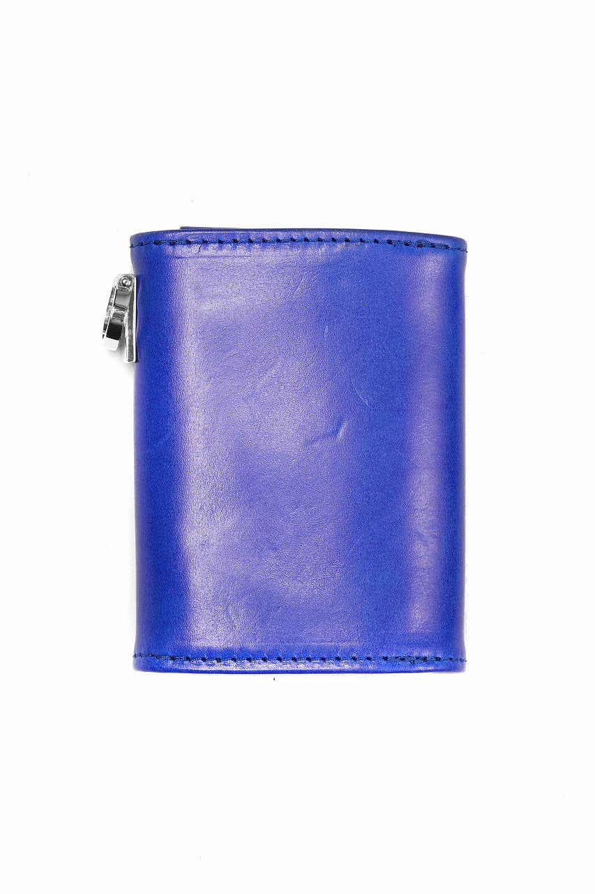 Load image into Gallery viewer, ISAMU KATAYAMA BACKLASH &quot;Vitello Lucido&quot; TINY WALLET / GUIDI CALF WHITE TANNING (BLACK)
