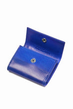 Load image into Gallery viewer, ISAMU KATAYAMA BACKLASH &quot;Vitello Lucido&quot; TINY WALLET / GUIDI CALF WHITE TANNING (BLACK)