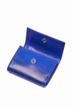 Load image into Gallery viewer, ISAMU KATAYAMA BACKLASH &quot;Vitello Lucido&quot; TINY WALLET / GUIDI CALF WHITE TANNING (BLACK)