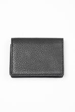 Load image into Gallery viewer, ISAMU KATAYAMA BACKLASH &quot;Capra Gluc&quot; TINY CARD CASE / GUIDI GOAT (BLACK)