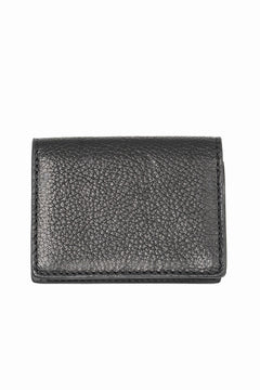 Load image into Gallery viewer, ISAMU KATAYAMA BACKLASH &quot;Capra Gluc&quot; TINY CARD CASE / GUIDI GOAT (BLACK)