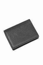 Load image into Gallery viewer, ISAMU KATAYAMA BACKLASH &quot;Capra Gluc&quot; TINY CARD CASE / GUIDI GOAT (BLACK)
