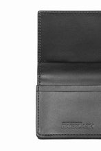 Load image into Gallery viewer, ISAMU KATAYAMA BACKLASH &quot;Capra Gluc&quot; TINY CARD CASE / GUIDI GOAT (BLACK)