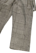 画像をギャラリービューアに読み込む, A TENTATIVE ATELIER exclusive George II PAINTER'S CROSS BAND PANTS (BLACK BEIGE)