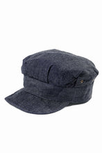 画像をギャラリービューアに読み込む, FULLCOUNT Denim Rail Road Cap (INDIGO)