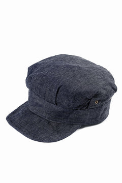画像をギャラリービューアに読み込む, FULLCOUNT Denim Rail Road Cap (INDIGO)