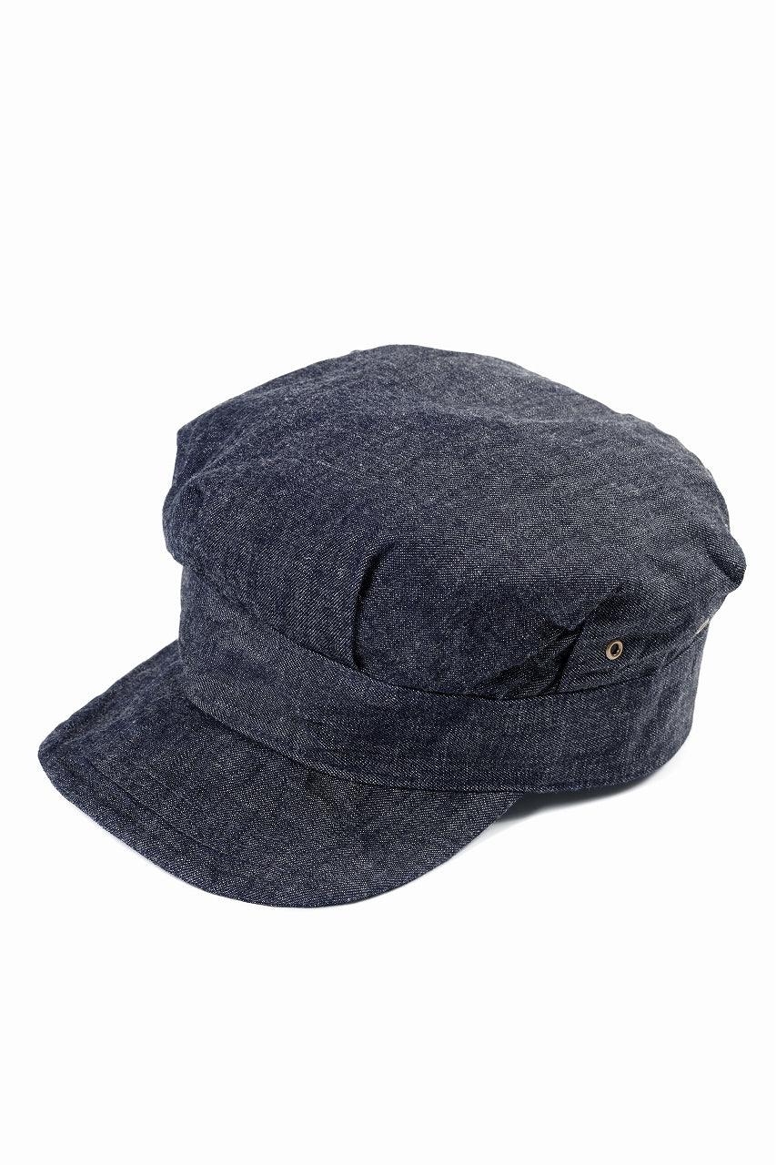 画像をギャラリービューアに読み込む, FULLCOUNT Denim Rail Road Cap (INDIGO)