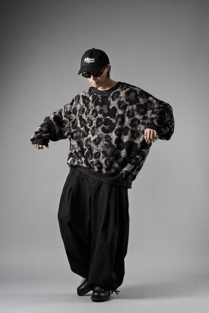 画像をギャラリービューアに読み込む, beauty : beast LARGE LEOPARD FLEECE PULLOVER (DARK LEOPARD)
