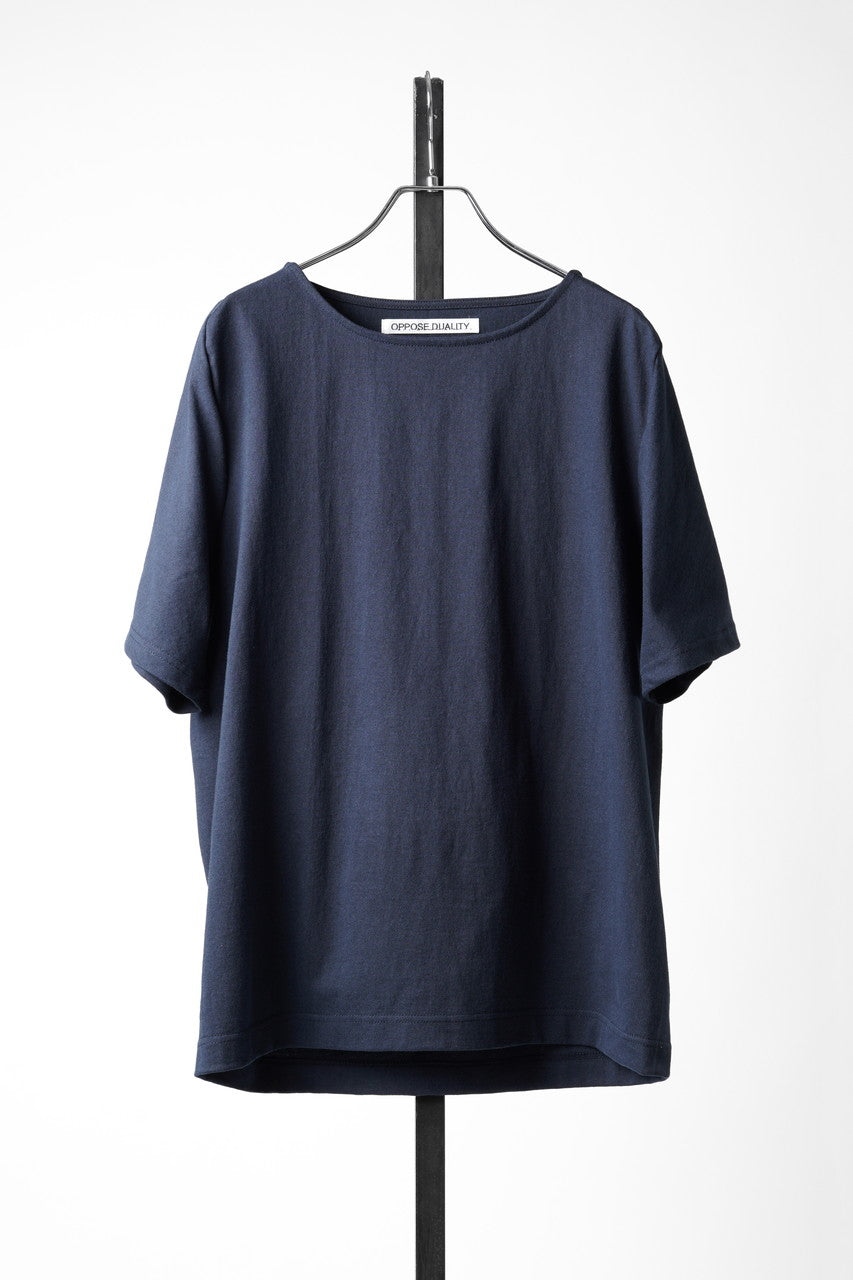 Load image into Gallery viewer, OPPOSE DUALITY HALF SLEEVE T-SHIRTS / COTTON JERSEY (NAVY)