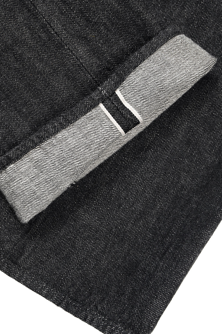 画像をギャラリービューアに読み込む, FULLCOUNT 1101BKSS Straight Jeans / 11.5oz Zimbabwe Selvedge Denim (BLACK / ONE WASHED)