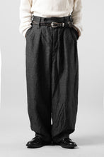 Load image into Gallery viewer, KLASICA "GL GOSSE-NN" RE DESIGNED BARREL TROUSERS / "NANAKO" WOVEN OXFORD (GREY)