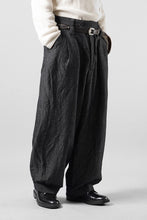 Load image into Gallery viewer, KLASICA "GL GOSSE-NN" RE DESIGNED BARREL TROUSERS / "NANAKO" WOVEN OXFORD (GREY)