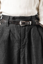 Load image into Gallery viewer, KLASICA "GL GOSSE-NN" RE DESIGNED BARREL TROUSERS / "NANAKO" WOVEN OXFORD (GREY)