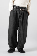 Load image into Gallery viewer, KLASICA "GL GOSSE-NN" RE DESIGNED BARREL TROUSERS / "NANAKO" WOVEN OXFORD (GREY)