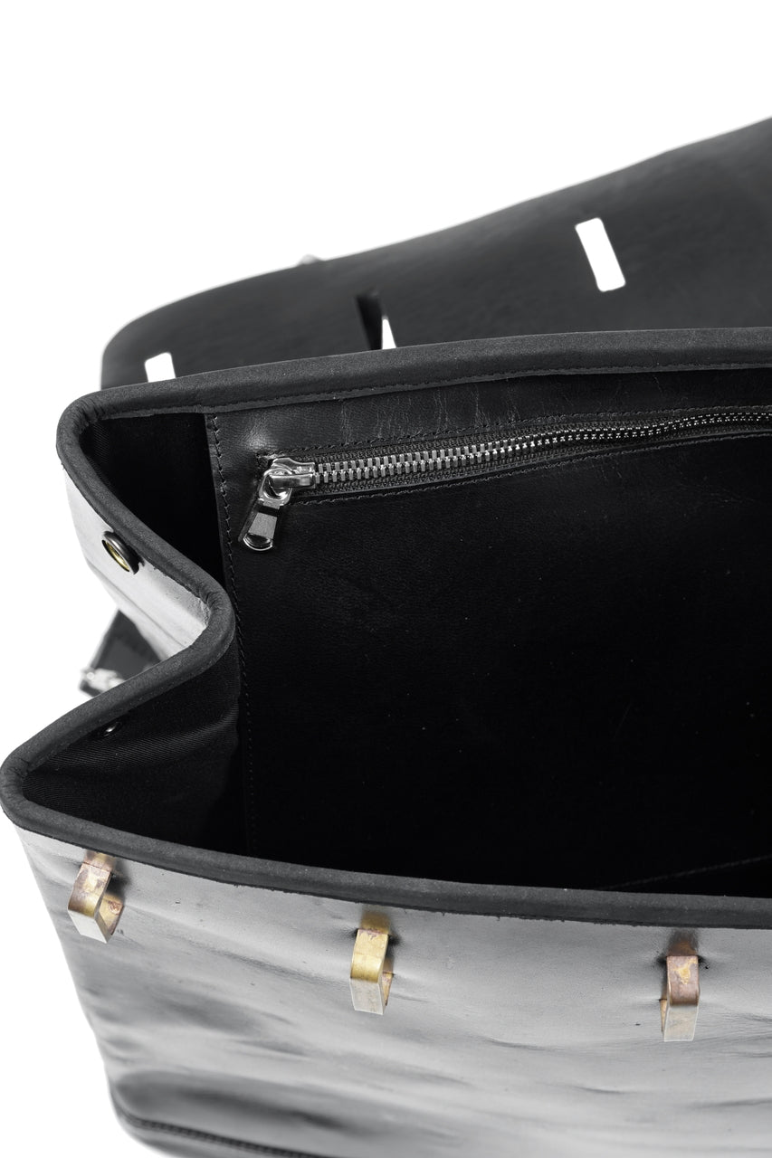 画像をギャラリービューアに読み込む, ierib exclusive GV Ruck Sack / Cordovan + Smooth Horse Leather (BLACK)