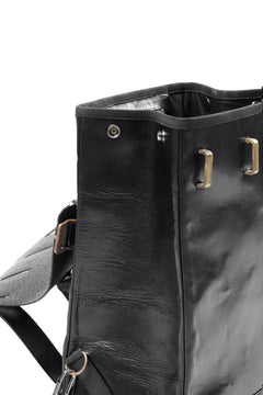 画像をギャラリービューアに読み込む, ierib exclusive GV Ruck Sack / Cordovan + Smooth Horse Leather (BLACK)