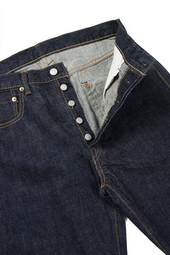 Load image into Gallery viewer, FULLCOUNT 1103W Clean Straight Jeans / 13.7oz Zimbabwe Selvedge Denim (INDIGO BLUE / ONE WASHED)