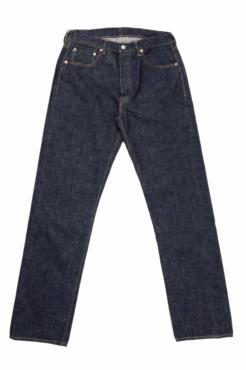 Load image into Gallery viewer, FULLCOUNT 1103W Clean Straight Jeans / 13.7oz Zimbabwe Selvedge Denim (INDIGO BLUE / ONE WASHED)