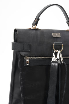 画像をギャラリービューアに読み込む, ierib exclusive GV Ruck Sack / Cordovan + Smooth Horse Leather (BLACK)