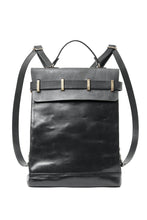 画像をギャラリービューアに読み込む, ierib exclusive GV Ruck Sack / Cordovan + Smooth Horse Leather (BLACK)