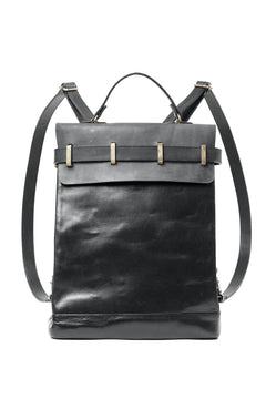 画像をギャラリービューアに読み込む, ierib exclusive GV Ruck Sack / Cordovan + Smooth Horse Leather (BLACK)