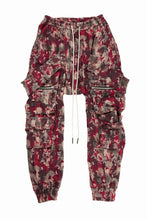 画像をギャラリービューアに読み込む, A.F ARTEFACT BELTED DETAIL JOGGER / JACQUARD ABSTRACT PATTERN (RED)