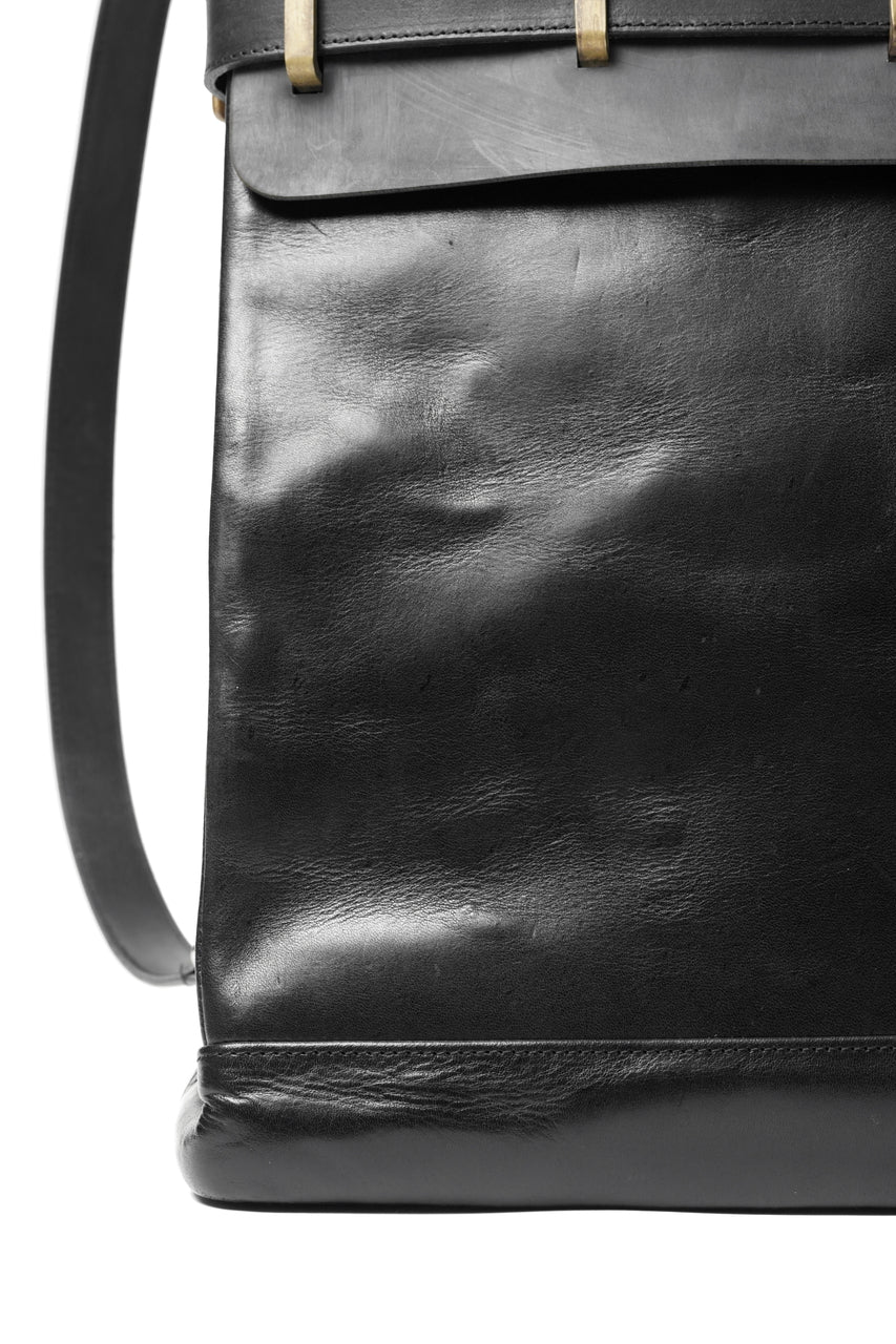画像をギャラリービューアに読み込む, ierib exclusive GV Ruck Sack / Cordovan + Smooth Horse Leather (BLACK)