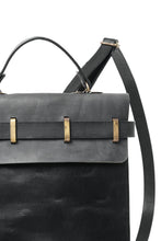 画像をギャラリービューアに読み込む, ierib exclusive GV Ruck Sack / Cordovan + Smooth Horse Leather (BLACK)