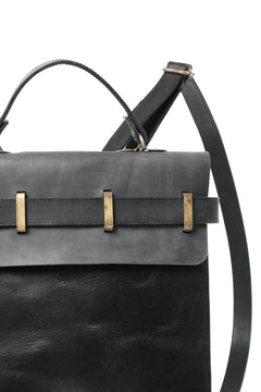 画像をギャラリービューアに読み込む, ierib exclusive GV Ruck Sack / Cordovan + Smooth Horse Leather (BLACK)