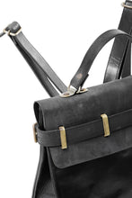 画像をギャラリービューアに読み込む, ierib exclusive GV Ruck Sack / Cordovan + Smooth Horse Leather (BLACK)