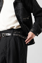 画像をギャラリービューアに読み込む, FULLCOUNT × HTC Flower Studs Belt by Zip Stevenson (BLACK)