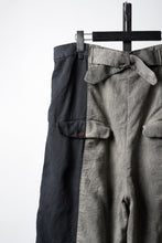 画像をギャラリービューアに読み込む, Aleksandr Manamis TRICOLORE BUCKLE PANT / GARMENT DYED (TRICOLORE)
