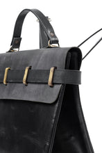 画像をギャラリービューアに読み込む, ierib exclusive GV Ruck Sack / Cordovan + Smooth Horse Leather (BLACK)