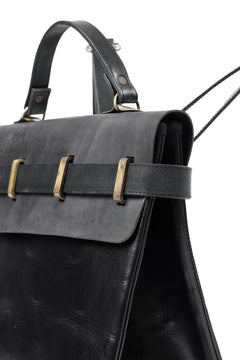 画像をギャラリービューアに読み込む, ierib exclusive GV Ruck Sack / Cordovan + Smooth Horse Leather (BLACK)