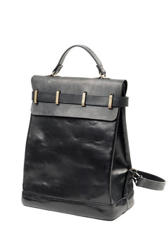 画像をギャラリービューアに読み込む, ierib exclusive GV Ruck Sack / Cordovan + Smooth Horse Leather (BLACK)
