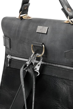 画像をギャラリービューアに読み込む, ierib exclusive GV Ruck Sack / Cordovan + Smooth Horse Leather (BLACK)