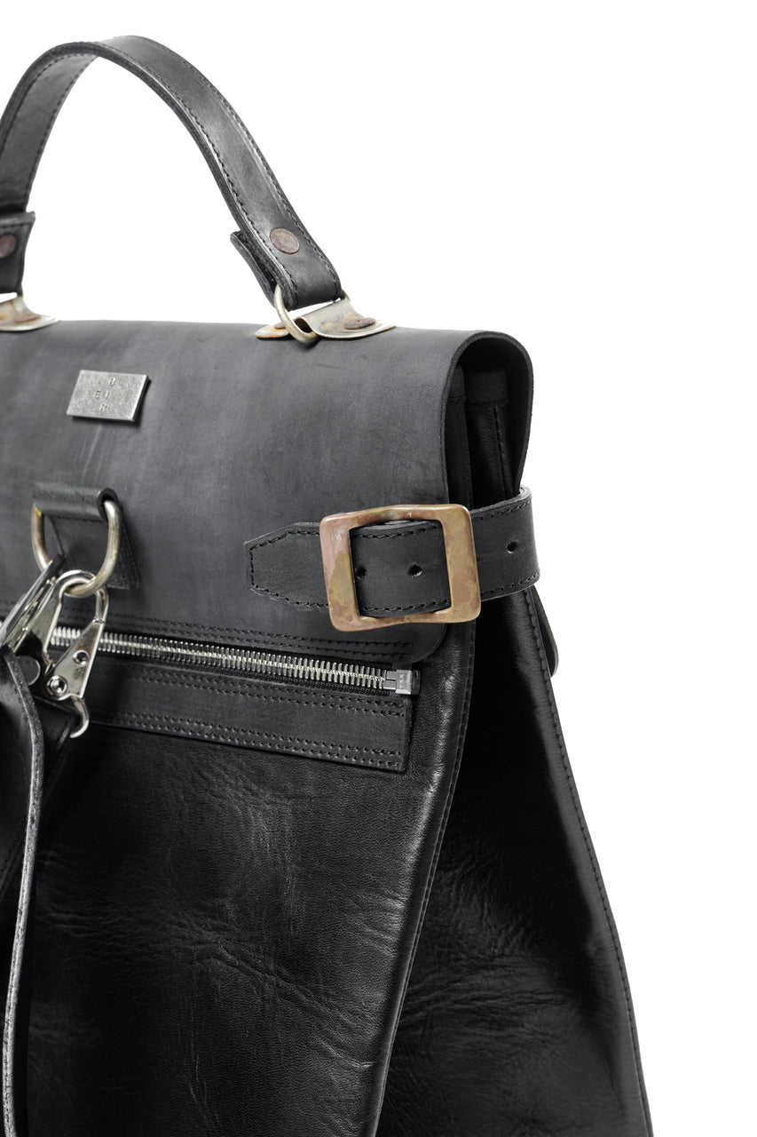 画像をギャラリービューアに読み込む, ierib exclusive GV Ruck Sack / Cordovan + Smooth Horse Leather (BLACK)